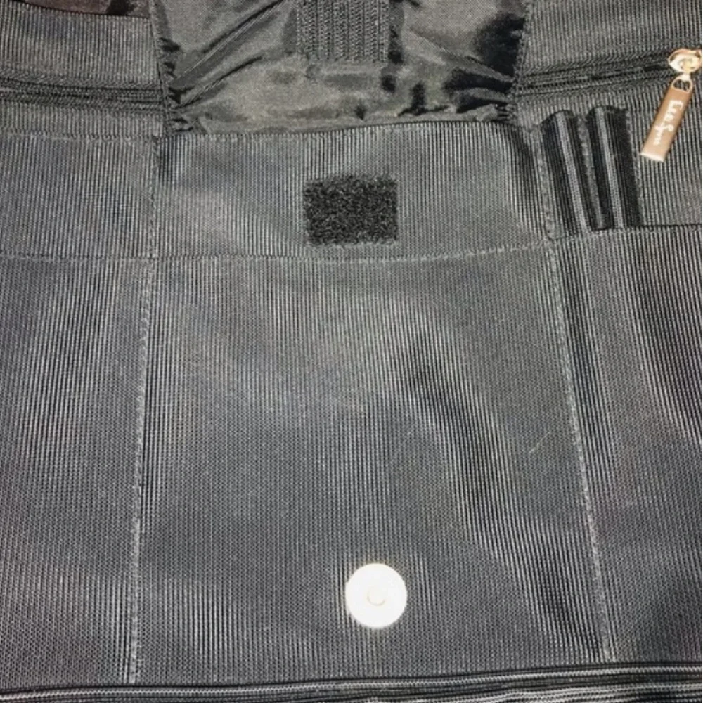 FALCHI SPORT black Microfiber UNISEX Commuter / computer Bag Lots of Pockets
